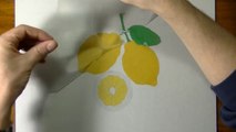 Drawing of some lemons - How to draw 3D Art-CG