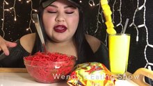 HOT CHEETOS SPAGHETTi _ MUKBANG @Wendy's Eating Show-2gj9oSbj