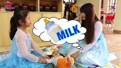 Frozen Elsa vs Spiderman # Joker Maleficent Kidnap BABY, Anna, Doctor,Prank  & Police! Superman fun!-gkla