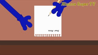 Minions Spiderman & Frozen Elsa Exchange Letters Confessing in Classroom Funny Story! w_ Minions Fun-IRcCS2