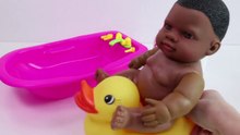 Baby Doll Orbeez Bath Time Nursery Rhymes Finger Song DIY How To Make Colors Slime Heel-h1F
