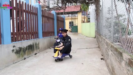 Frozen Elsa Spiderman  JOKER kidnap Police fake,Toy Cars & Police Arrest! w_ Superheroes Kids Fun-Y1T3Kwc