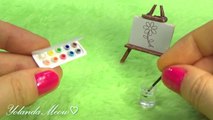 Miniature Watercolor Set DIY (actually works!) - Art Supplies - YolandaMeow♡--p0L3fJ4w