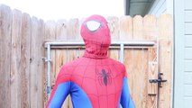 Spiderman vs Black Spiderman - Real Life Superhero Battle _ Boxing Fight-E