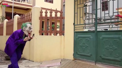 Frozen Elsa Spiderman  Elsa Car Toy Crash Joker Atrocity Doctor Police Prank! w Superhero  Fun-9FUzNfJoH