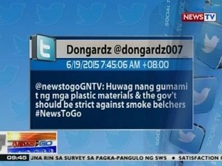 NTG: Netizens, may kanya-kanyang paraan para maibsan ang climate change