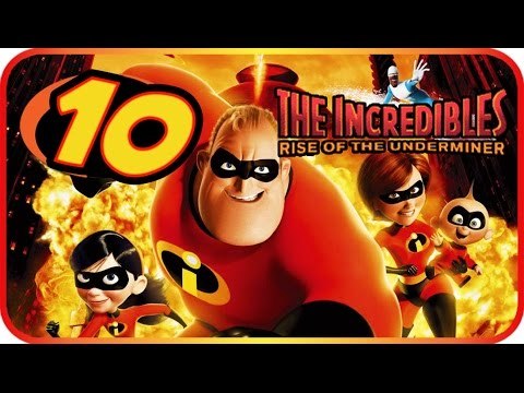 The Incredibles Rise of the Underminer Walkthrough Part 10 (PS2, Gamecube, XBOX, PC) Mission 10