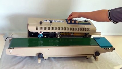 máy ép miệng bao cà phê có date FR1000