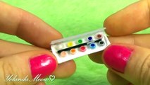 Miniature Watercolor Set DIY (actually works!) - Art Supplies - YolandaMeow♡--p0L