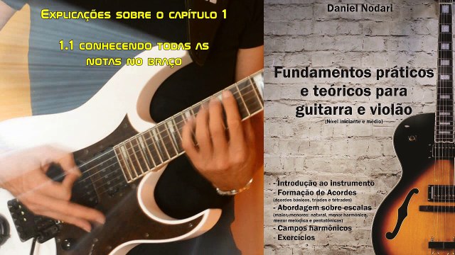 CONHECENDO TODAS AS NOTAS NO BRAÇO DA GUITARRA OU VIOLÃO Livro Dica#2