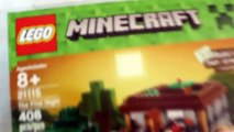 LEGO MINECRAFT!! [PART 1] Set 21115 THE FIRST NIGHT - Time-Lapse Build, Unboxing, Kids Toys-dT