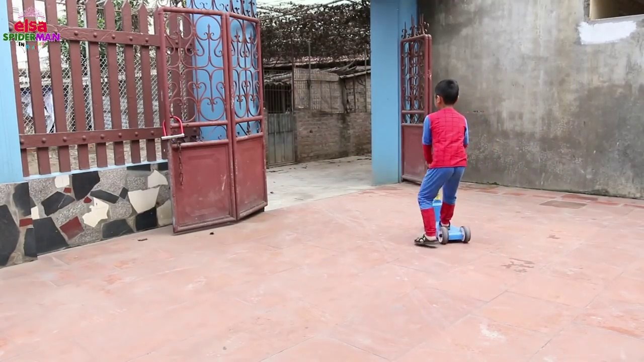 Frozen Elsa Spiderman  JOKER kidnap Police fake,Toy Cars & Police Arrest! w_ Superheroes Kids Fun-Y1T3Kw