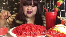 HOT CHEETOS NOODLES_ MUKBANG @Wendy's Eating Show-BN