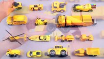 learn yellow color with street vehicles _ color song _ toys for children _ kids learning video-X-U5Fp3vI