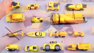 learn yellow color with street vehicles _ color song _ toys for children _ kids learning video-X-U5F