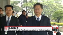 Ex-presidential aide Woo Byung-woo called in for questioning for third time