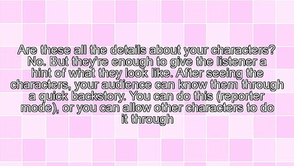 How to Use Characters to Bring Your Story to Life