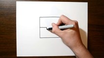 How to Draw 3D Hole on Paper for Kids - Very Easy Trick Art!-yT4x