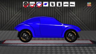 Sports car _ cartoon cars compilation _ kids sports car racing-g