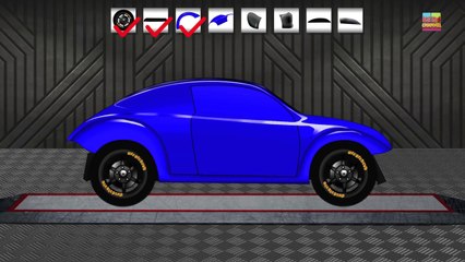 Sports car _ cartoon cars compilation _ kids sports car racing-g