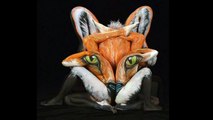 BODY PAINT - Stunning Art Illusions (Painting Animals)-I