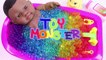 Baby Doll Orbeez Bath Time Nursery Rhymes Finger Song DIY How To Make Colors Slime Heel-h1F