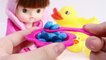 Baby Doll Bath Time Learn Colors Nursery Rhymes Finger Song DIY Orbeez Icecream-Ba7