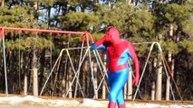 Spiderman vs Venom vs Werewolf! - Skateboarding Tricks - Superhero Battle Movie In Real Life スパイダー