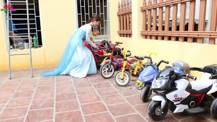 Frozen Elsa & Spiderman ★ POLICE BABY Arrest Thief Fails Toy Cars Maleficent, Hulk w_ Superhero fun!-_p-nAw1z