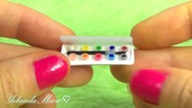 Miniature Watercolor Set DIY (actually works!) - Art Supplies - YolandaMeow♡--p0L