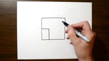How to Draw 3D Hole on Paper for Kids - Very Easy Trick Art!-yT4xq6Cgh