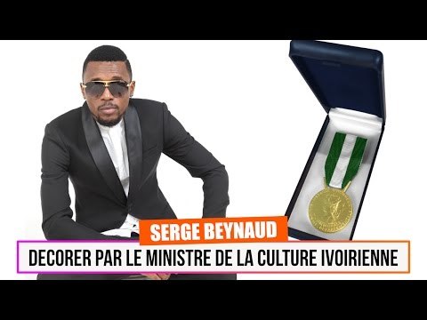 Serge Beyanud Décoré par le ministère de la culture ivoirienne