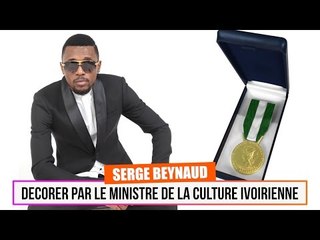 Serge Beyanud Décoré par le ministère de la culture ivoirienne