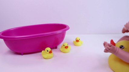 Nursery Rhymes Finger Song Learn Colors Bubble Gum Baby Doll Bath Time-YWJXtrD