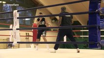 Klitschko shows off dance moves in training ahead of Joshua bout