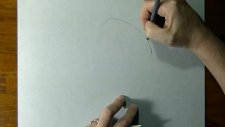 Drawing of a simple glass - How to draw 3D Art-1UsU