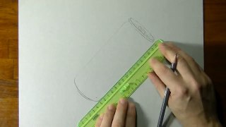 Drawing of a Pepsi can - How to draw 3D Art-WqBV-ki