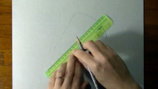 Drawing of a simple glass - How to draw 3D Art-1UsUC