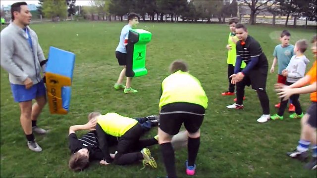 Rugby Klub Bratislava training 5th April 2017 deti children rugby skola