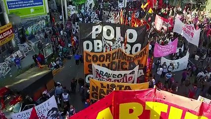 Corte en el Puente Pueyrredon