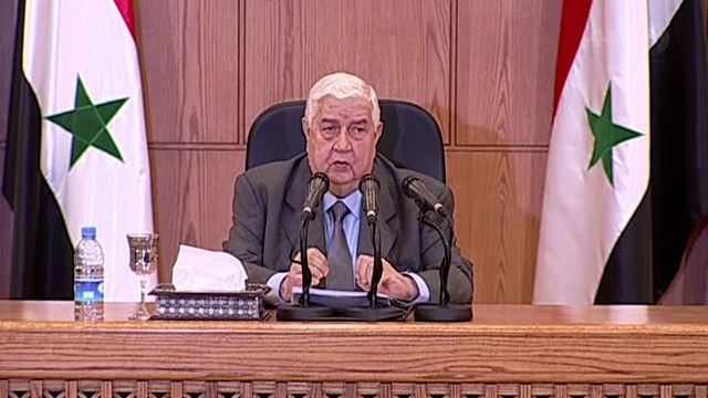 Chanceler sírio diz que Damasco jamais utilizou armas químicas