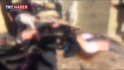 Suriye'deki saldırının ilk görüntüleri kamerada