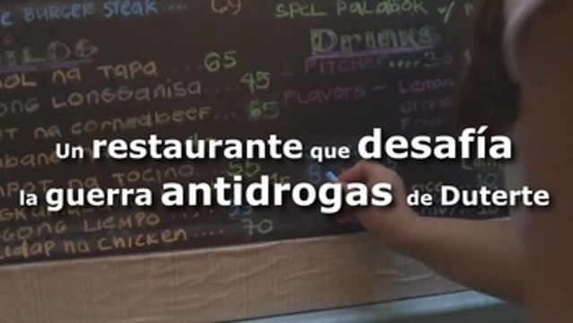 Un restaurante desafía la guerra antidrogas de Duterte