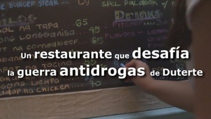 Un restaurante desafía la guerra antidrogas de Duterte