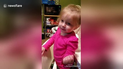 Girl, 3, creates freestyle song to ask parents for Oreos