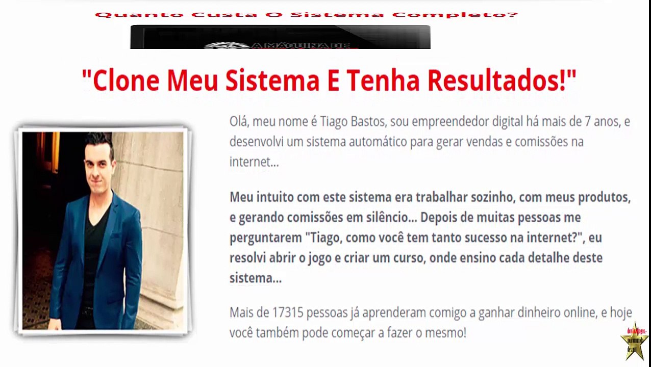 A maquina de vendas online