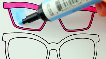 Colouring Book and Drawing Handbag for Girls - Kids Video with Colored Markers