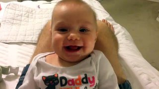 Baby Maisy Laughing at Daddy s Sneezes