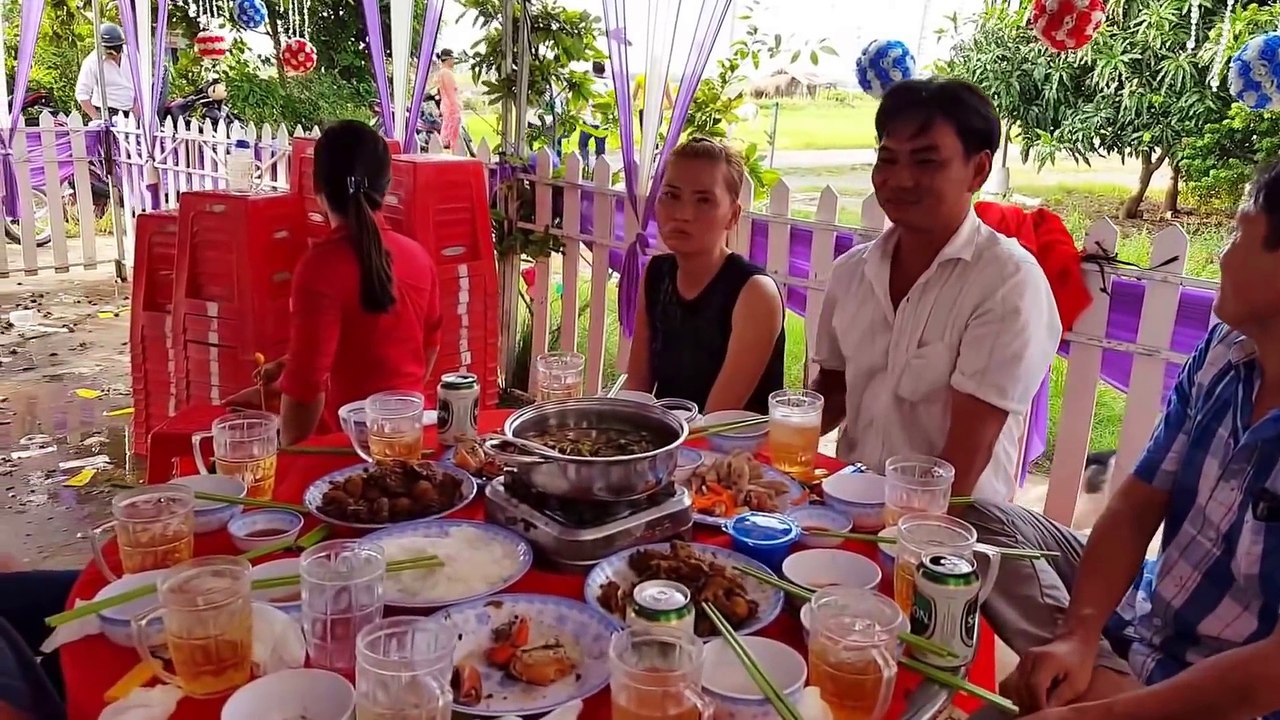 Clip Sốc - Toàn Cảnh Ăn nhậu đám xong rồi đánh nhau kinh hoàng ở Sóc Trăng mới nhất 2017