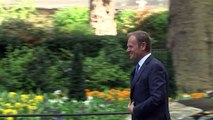 Theresa May meets Donald Tusk for Brexit talks